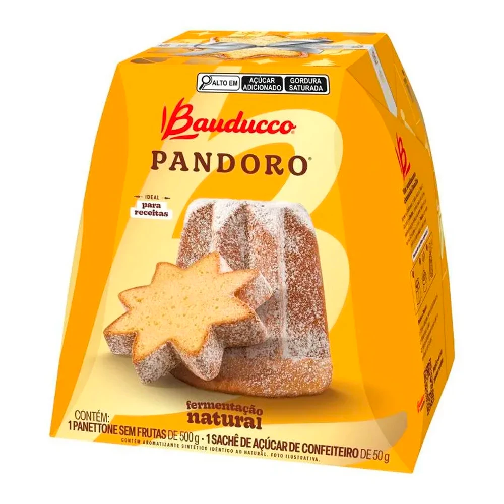 Pandoro Bauducoo Tradicional Caixa 500G