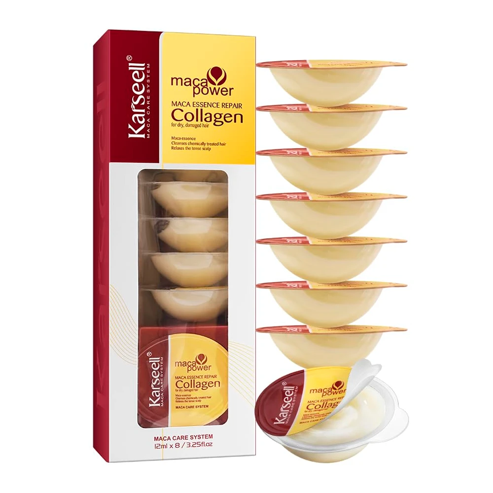 Máscara de Tratamento Karseell Repair Collagen 8X12Ml