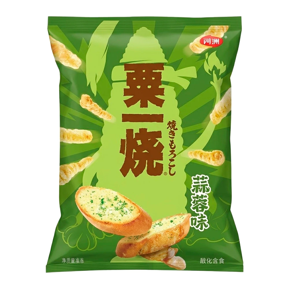 Salgadinho Four Seas Snack Milho e Alho Pacote 80G