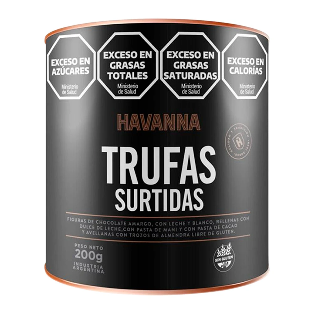 Trufas Havanna Sortidos Lata 200G