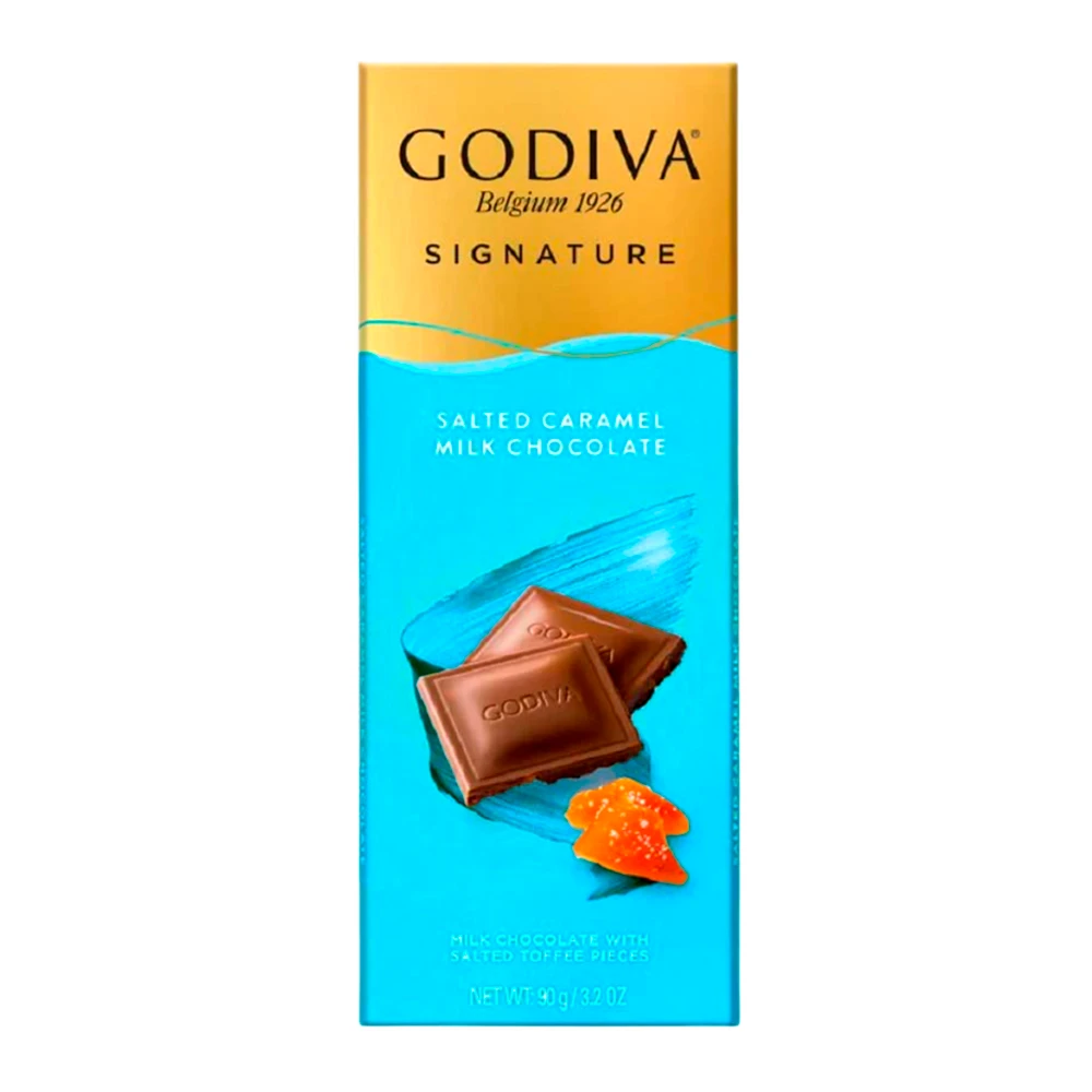 Chocolate Godiva Signature Caramelo Salgado Tableta 90G
