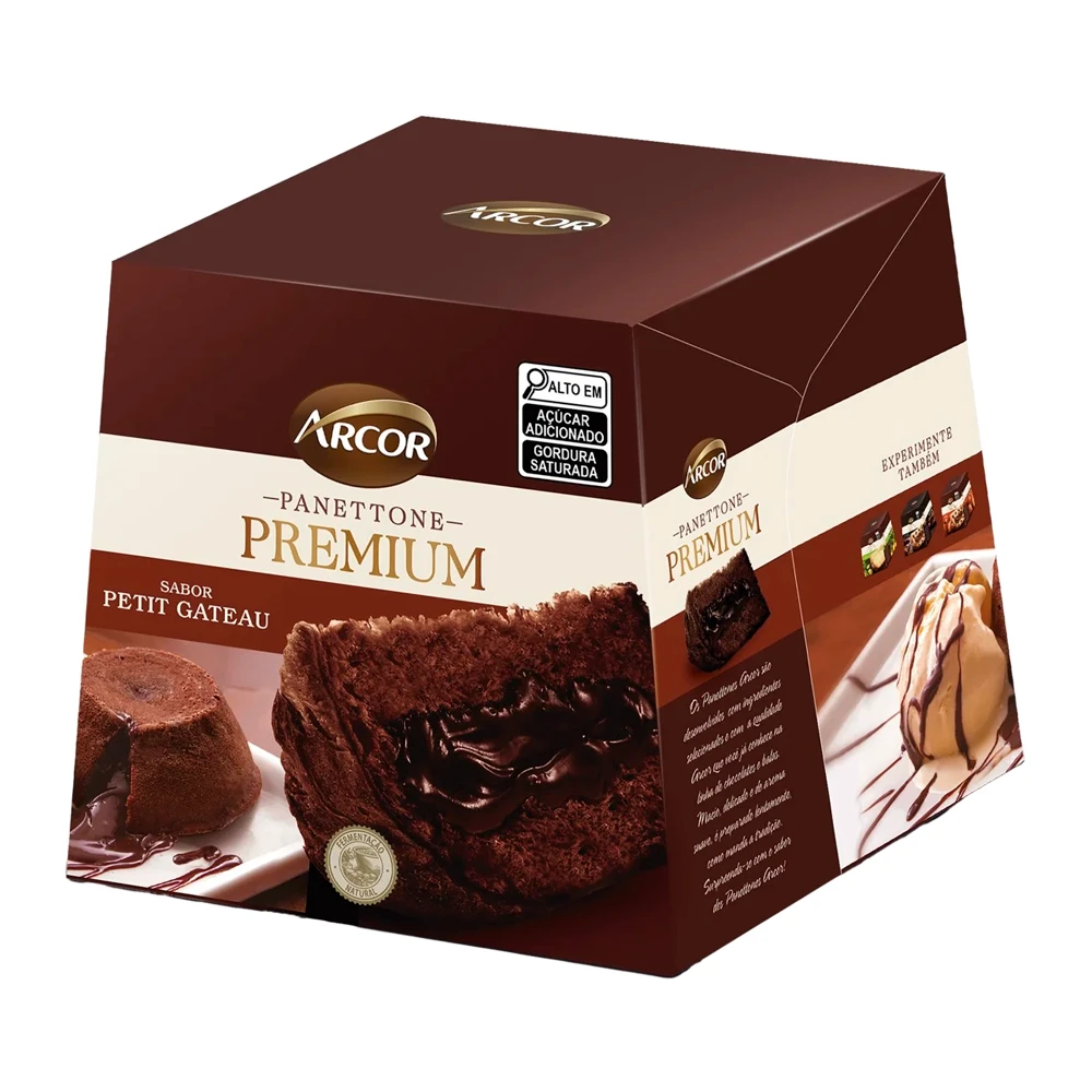 Panettone Arcor Petit Gateau Caixa 430G