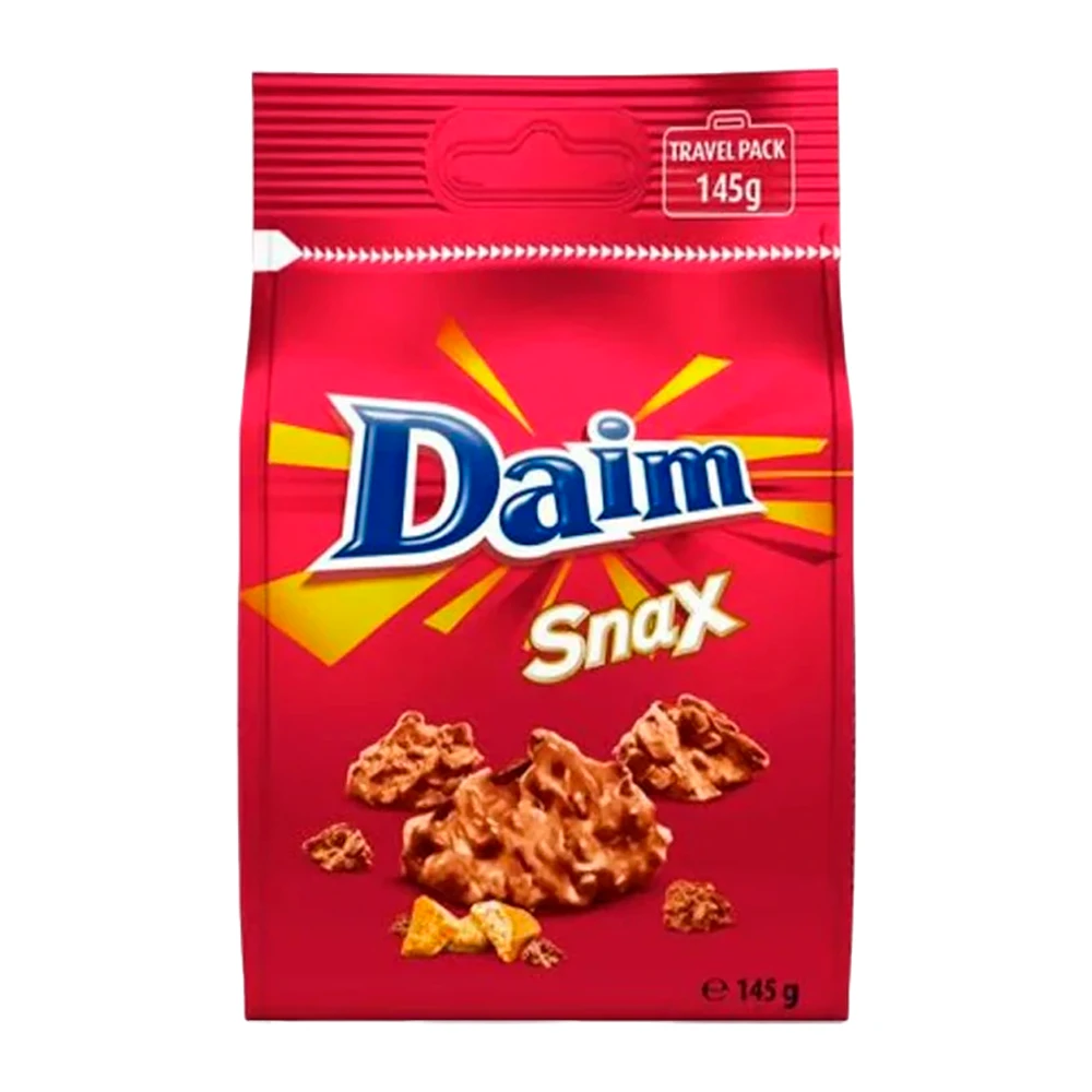 Chocolate Daim Snack Pacote 145G