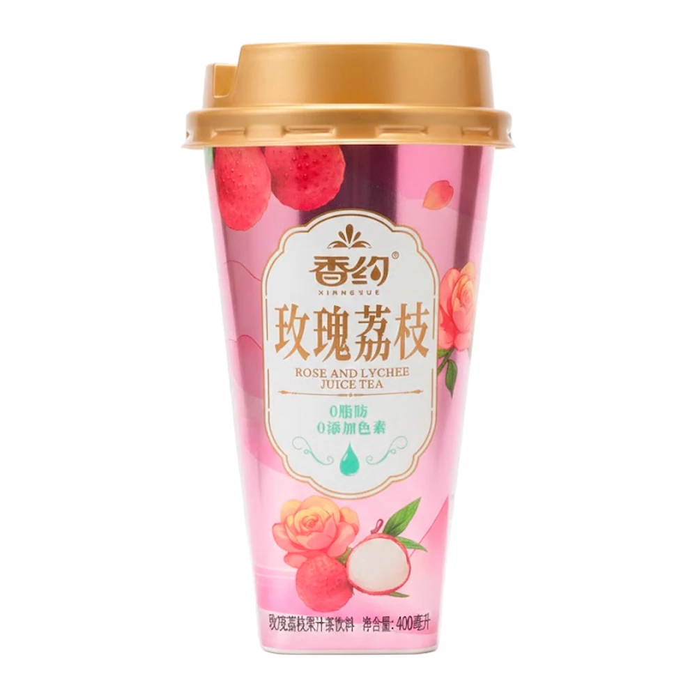 Chá Gelado Xiamgyve Lychee e Rosas Copo 400Ml