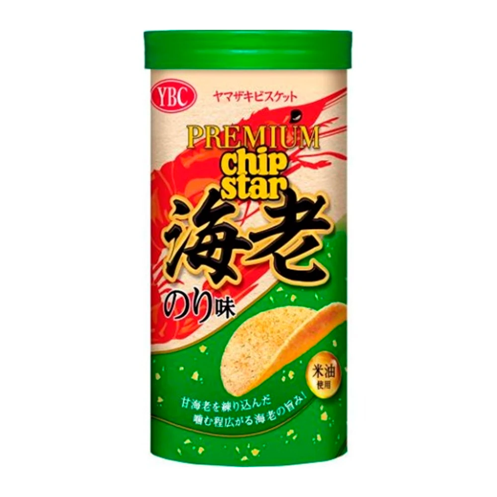 Batata Frita Ybc Premium Chip Star de Camarão e Nori Tubo 45G