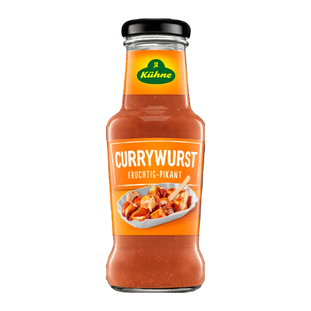 Molho Para Carne Kuhne Curry Garrafa 250Ml