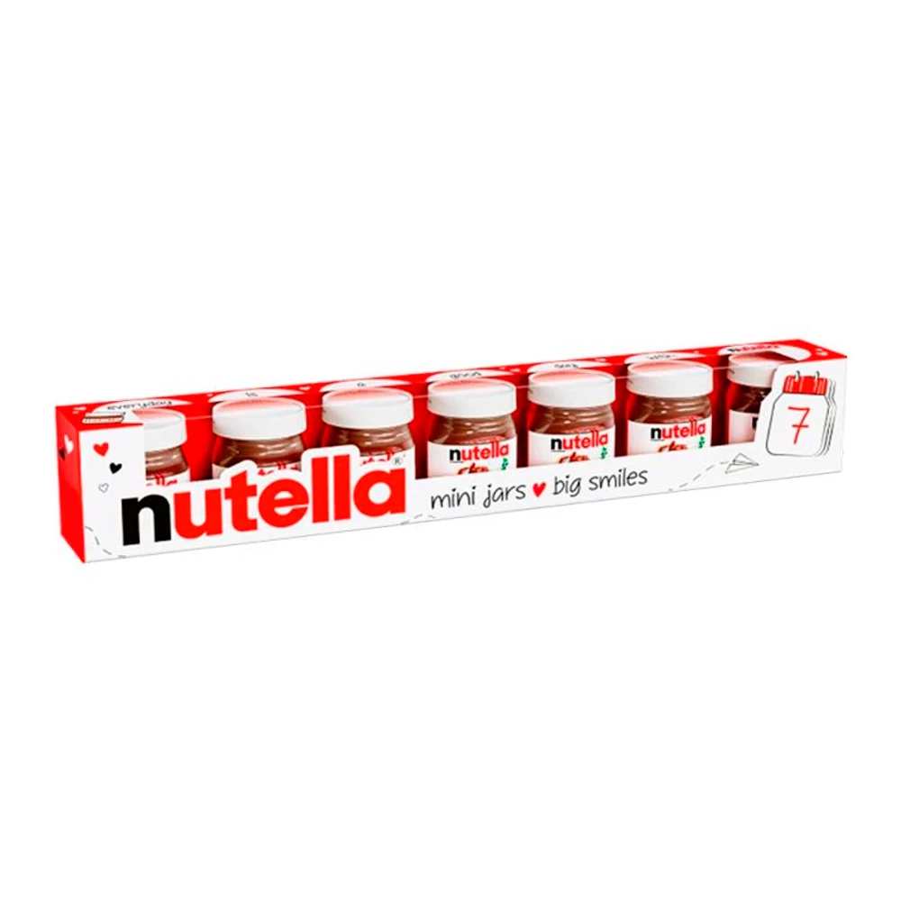 Nutella Mini Pack Com 7 Unidades de 30G Ferrero