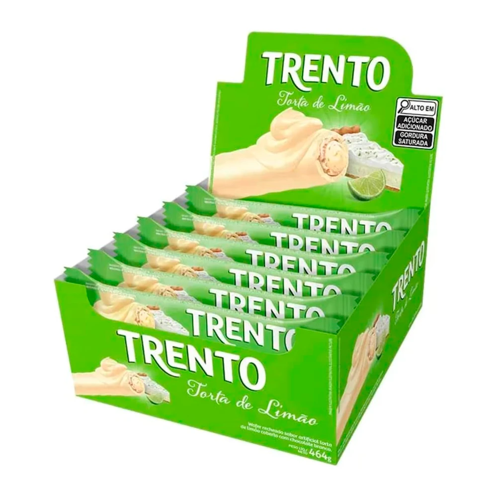 Chocolate Peccin Trento Bolo De Limão 16Undades X 29G