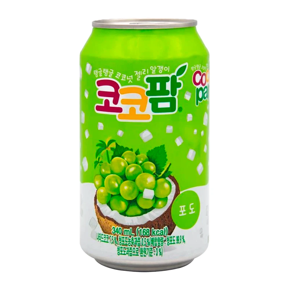 Suco Haitai Coco e Uva Lata 340Ml