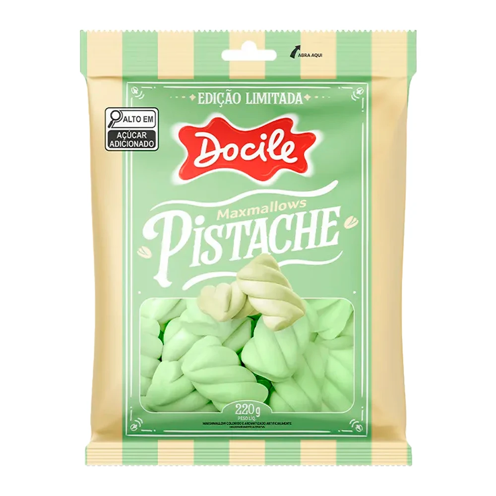 Marshmallow Docile Pistache Pacote 220G