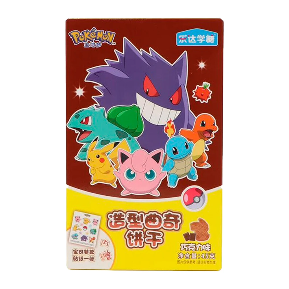 Biscoito Pokemon Chocolate Caixa 45G