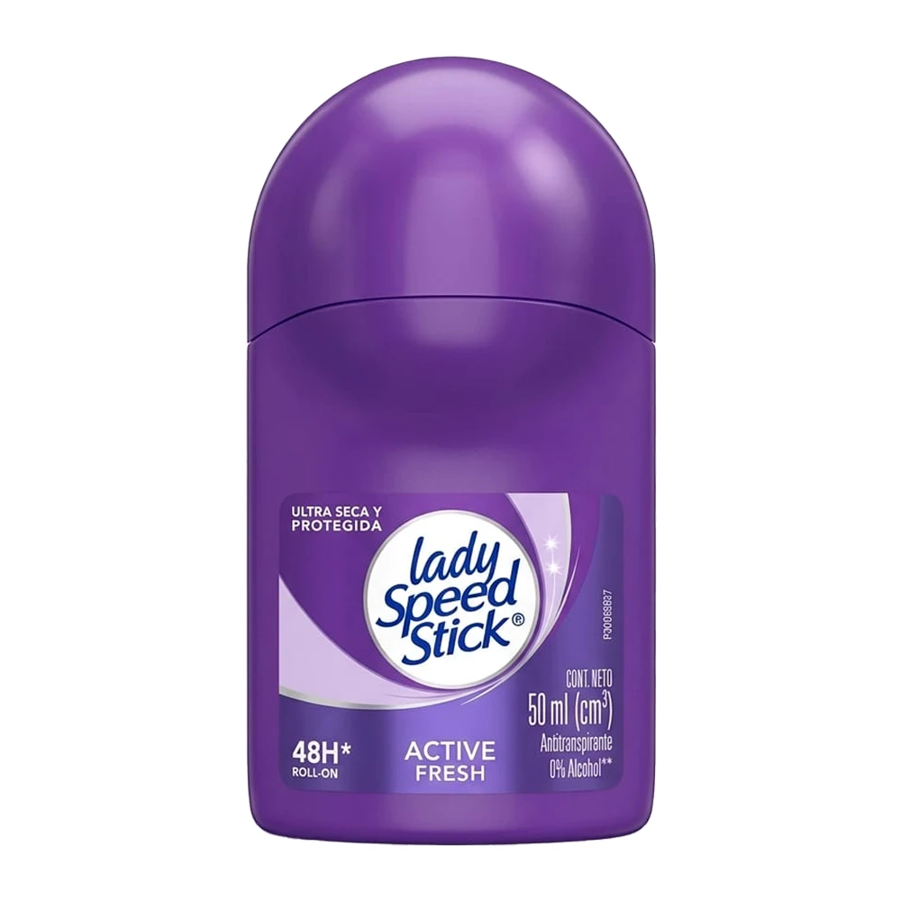 Desodorante Feminino Lady Speed Stick Active Roll-On 50Ml