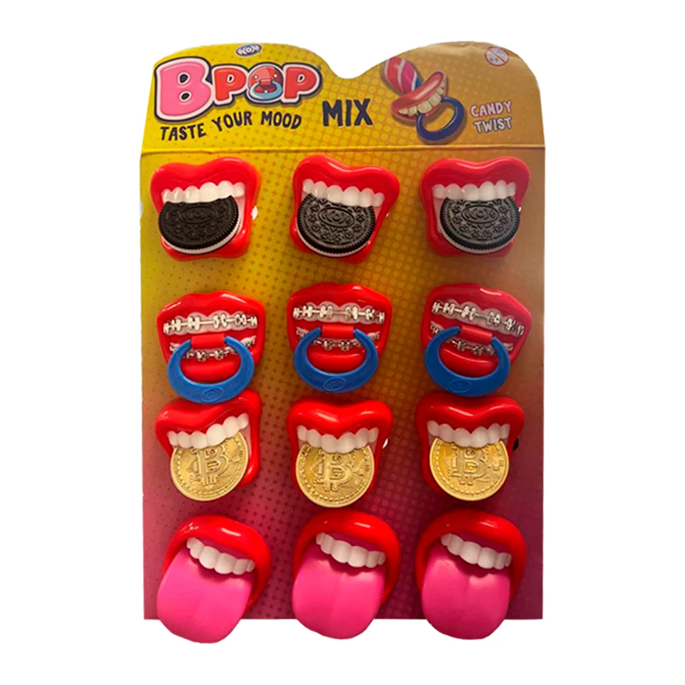 Bala Wom Bpop Mic Candy Twist Caixa 12X15G