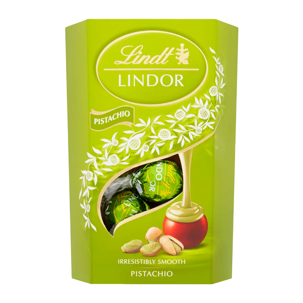 Bombom Lindt Lindor Pistache Caixa 200G