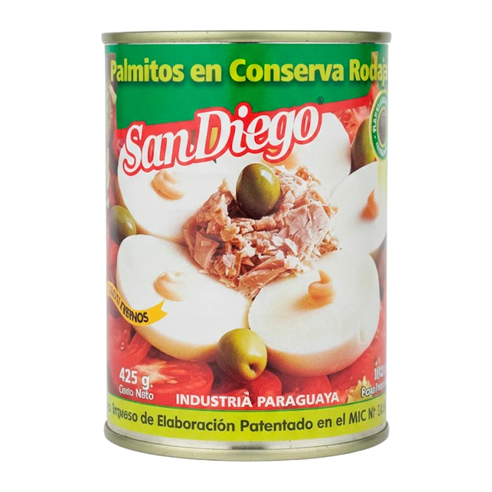 Palmito em Rodela San Diego Lata 220G
