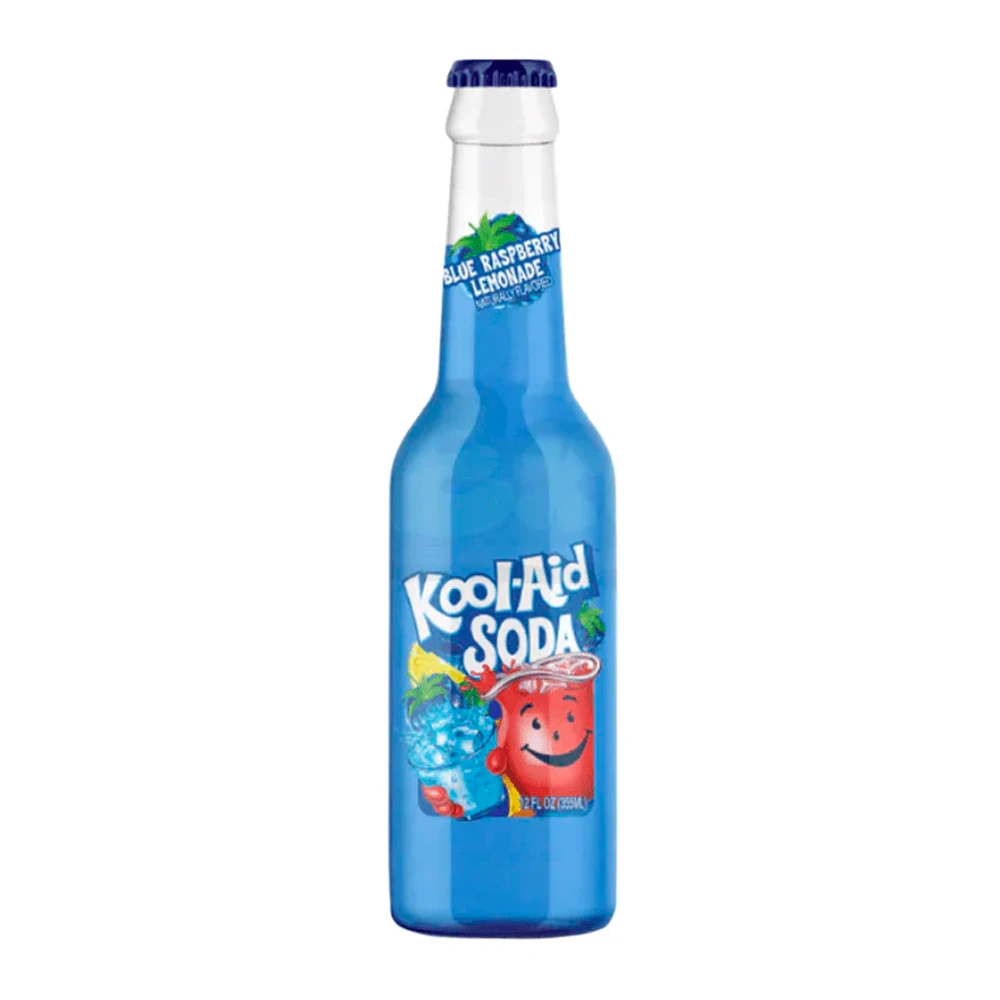 Refrigerante Kool Aid Blue Raspberry Lemonade Garrafa 355Ml