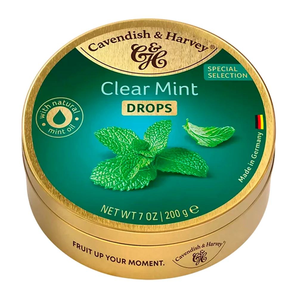 Bala Cavendish Clear Mint Lata 200G