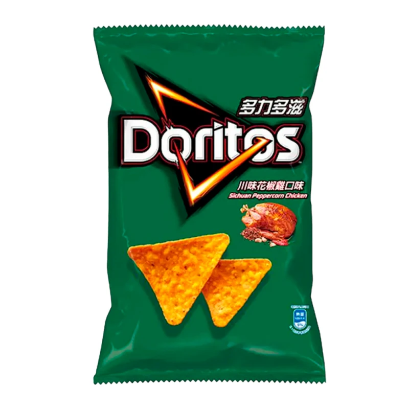 Salgadinho Doritos Pimentado Sichuan Taiwam Pacote 48G