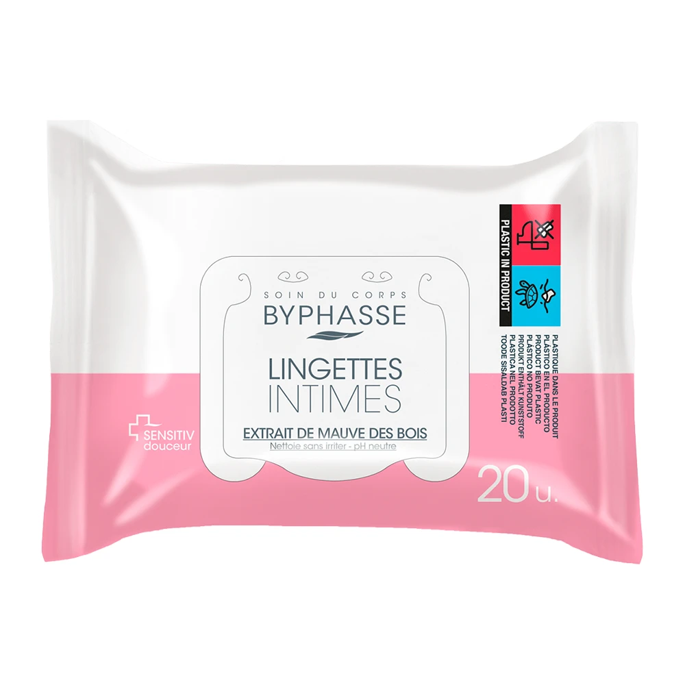 Lenço Umedecido Byphasse Intimes 20 Unidades
