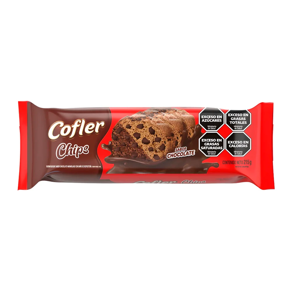 Bolo Arcor Cofler Choco Chips Pacote 215G
