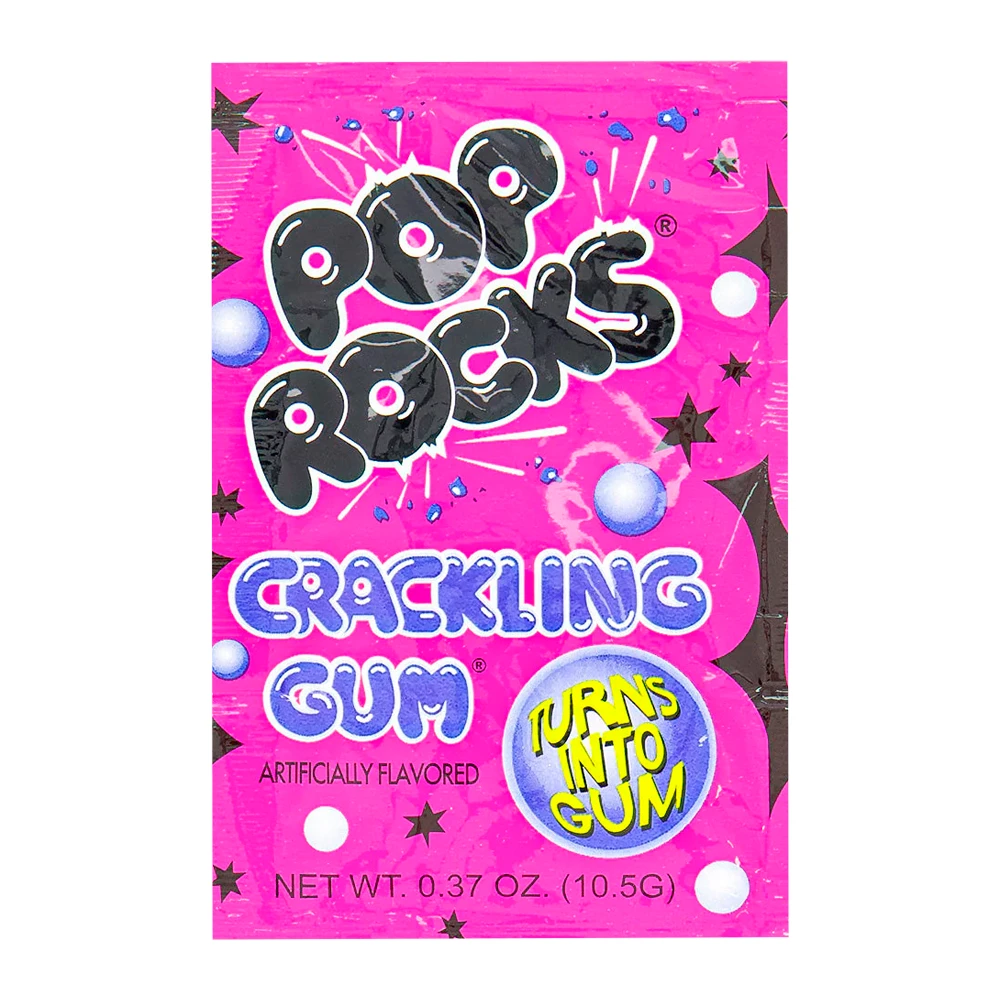 Bala Pop Rocks Popping Crackling Gum 10.5G