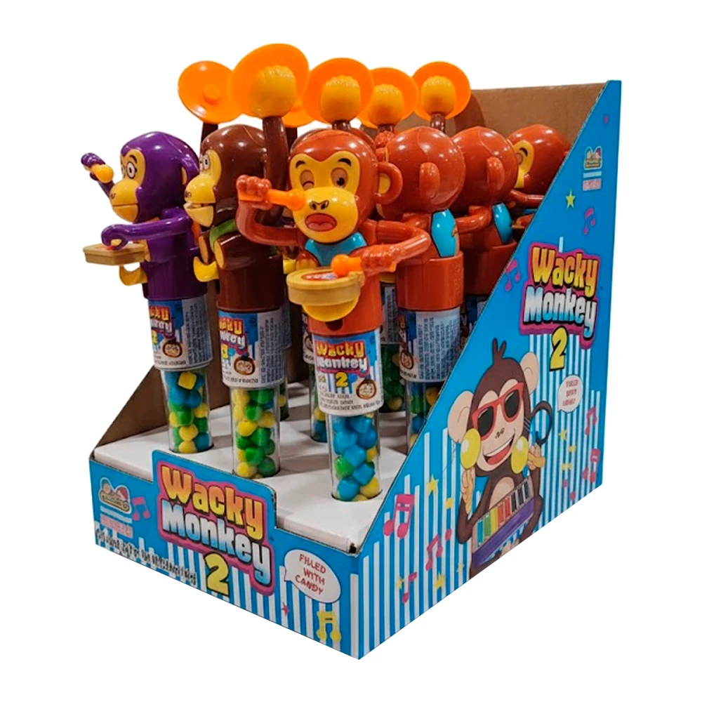 Bala Kidsmania Wacky Monkey Caixa 12X12G