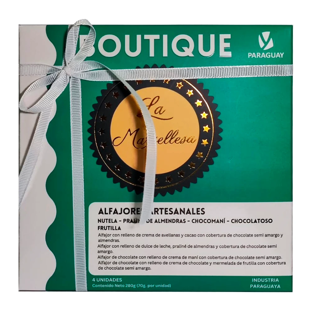 Alfajor La Marsellesa Boutique Caixa 4X70G