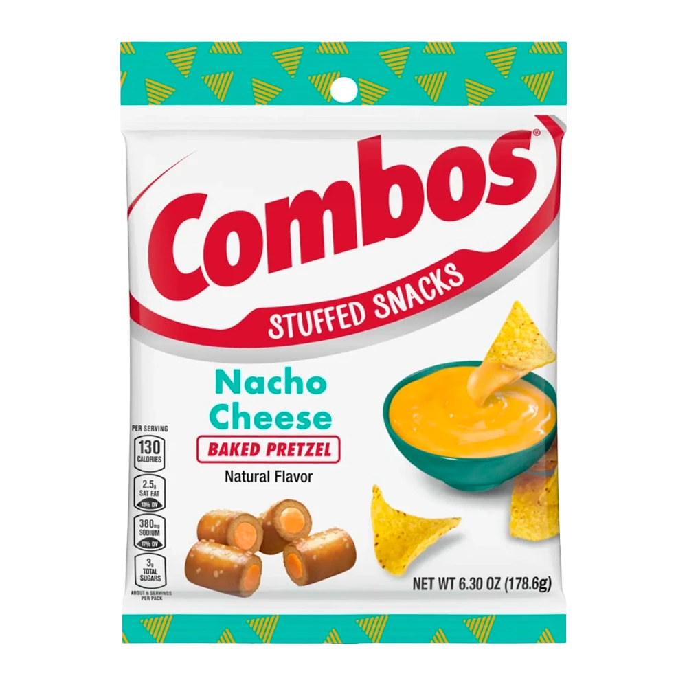 Salgadinho Pretzel Combos Sabor Nacho Cheese Pacote 178G