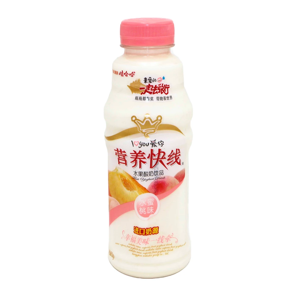 Iogurte Wahaha Pêssego Pet 500Ml