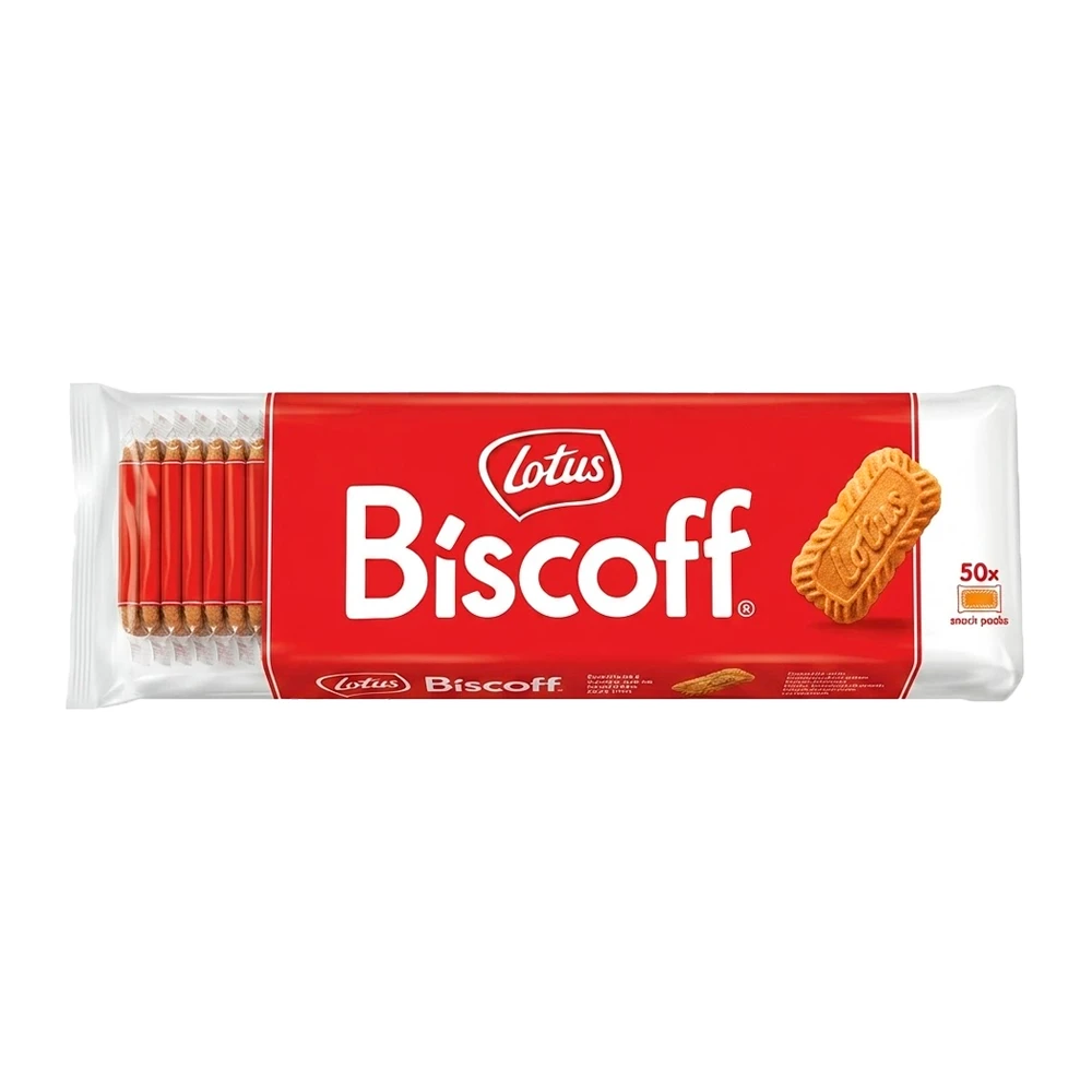 Biscoito Lotus Biscoff 50 Unidades Pacote 312.5G