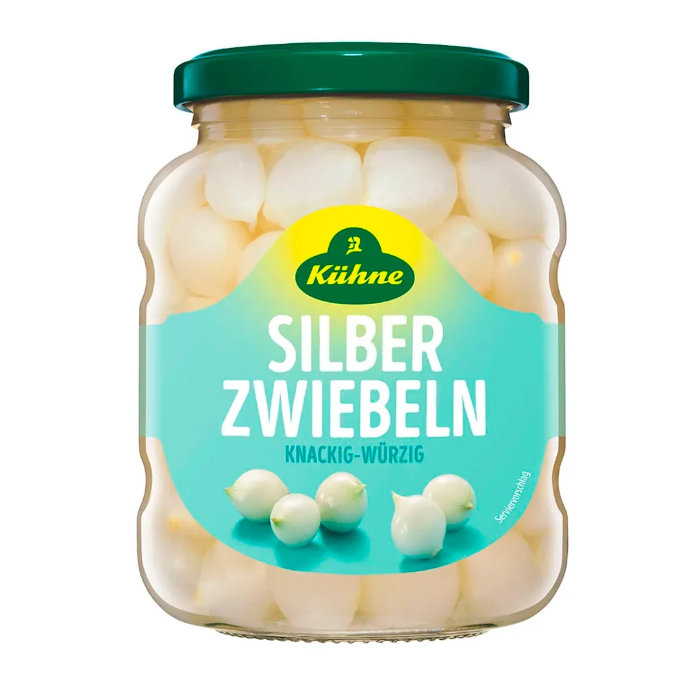 Cebola Em Conserva Kuhne Frasco 330G