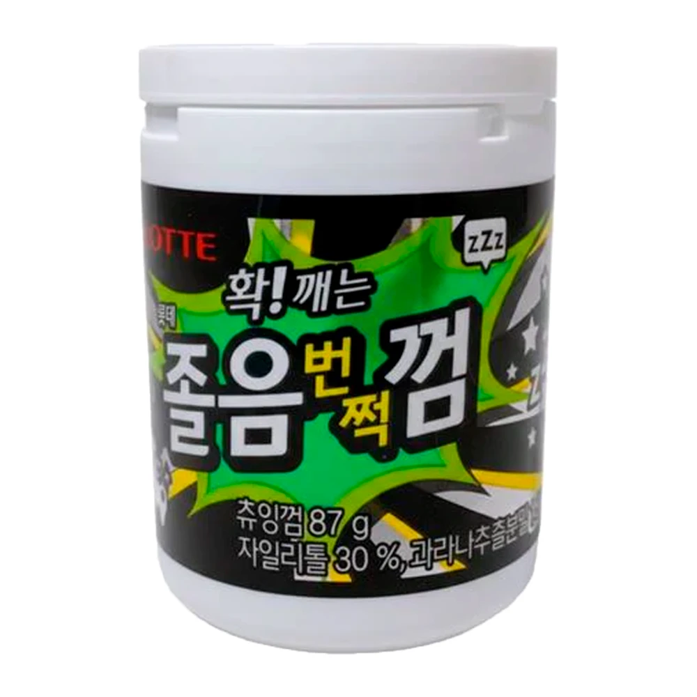 Chiclete Lotte No Sleep Menta Pote 87G