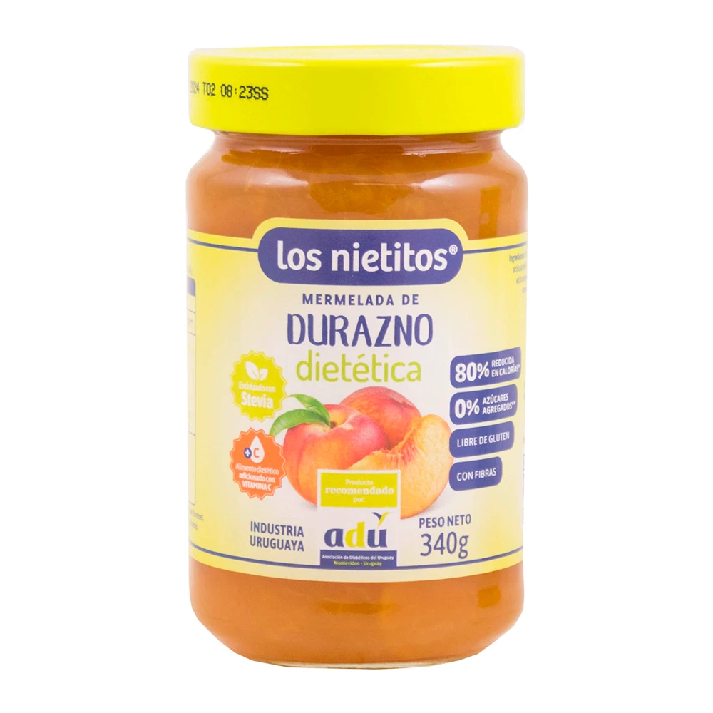 Geléia Sem Açucar Los Nietitos Pêssego 340g