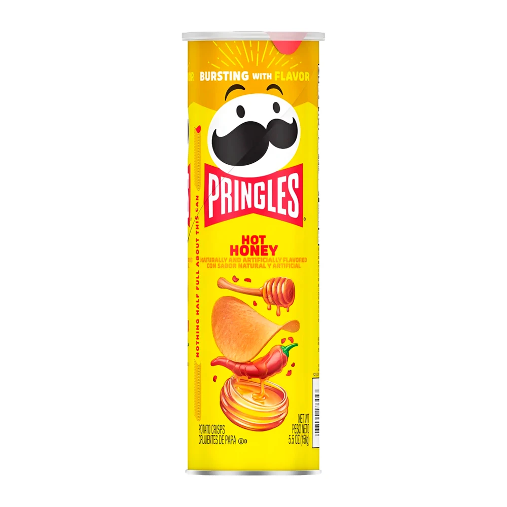Batata Frita Pringles Hot Honey  Tubo 158G