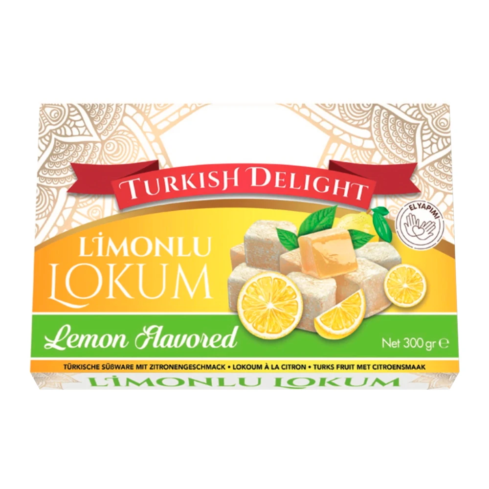 Doce Turco Lokma´s Lemon Flavor Caixa 300G