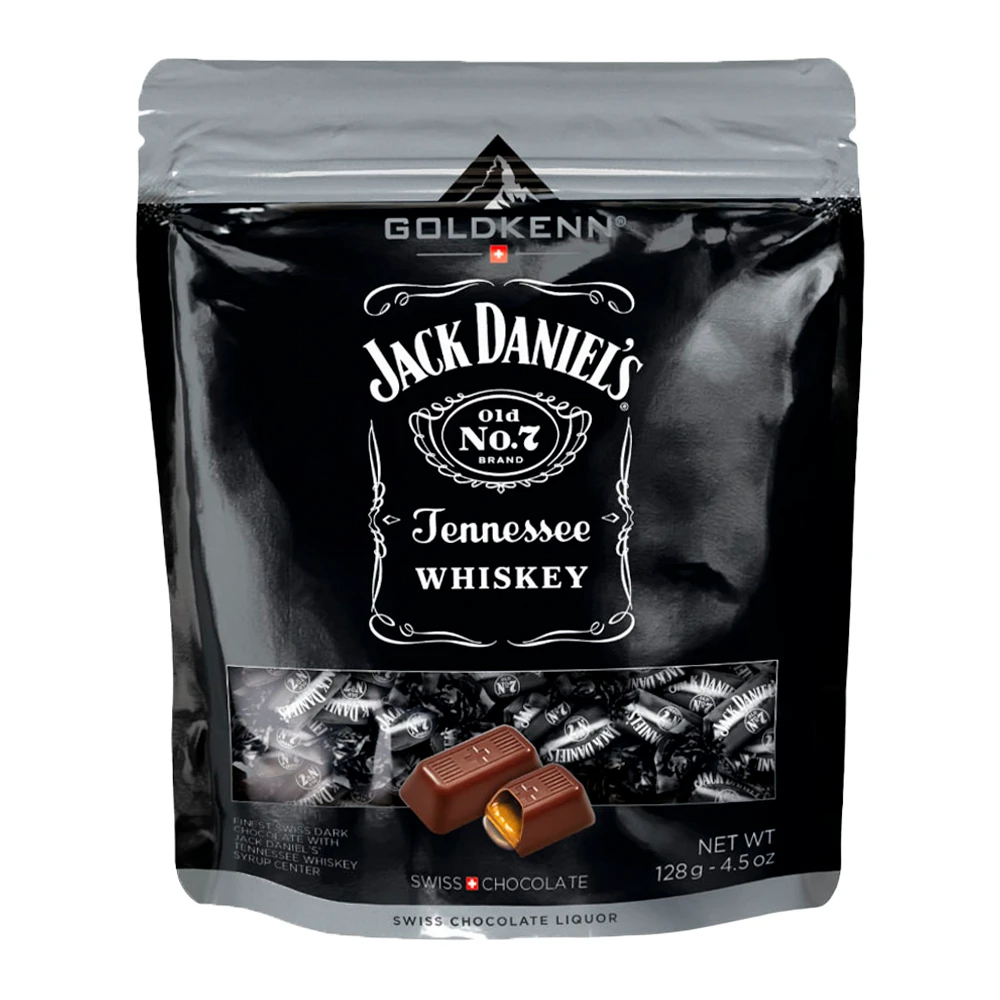 Bombom Goldken Jack Daniels Liquid Pacote 128G