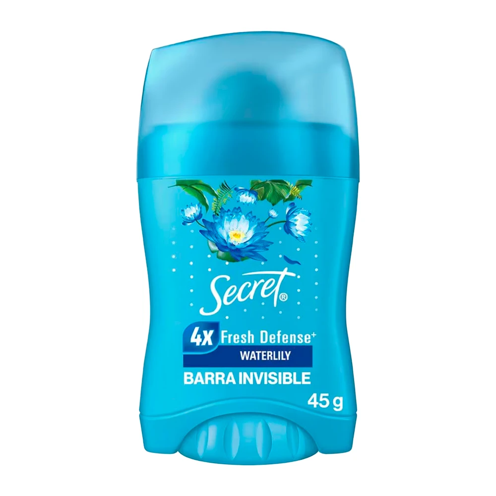 Desodorante Secret Solid Waterlily Barra 45G