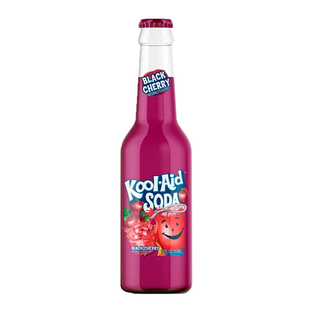 Refrigerante Kool Aid Black Cherry Garrafa 355Ml