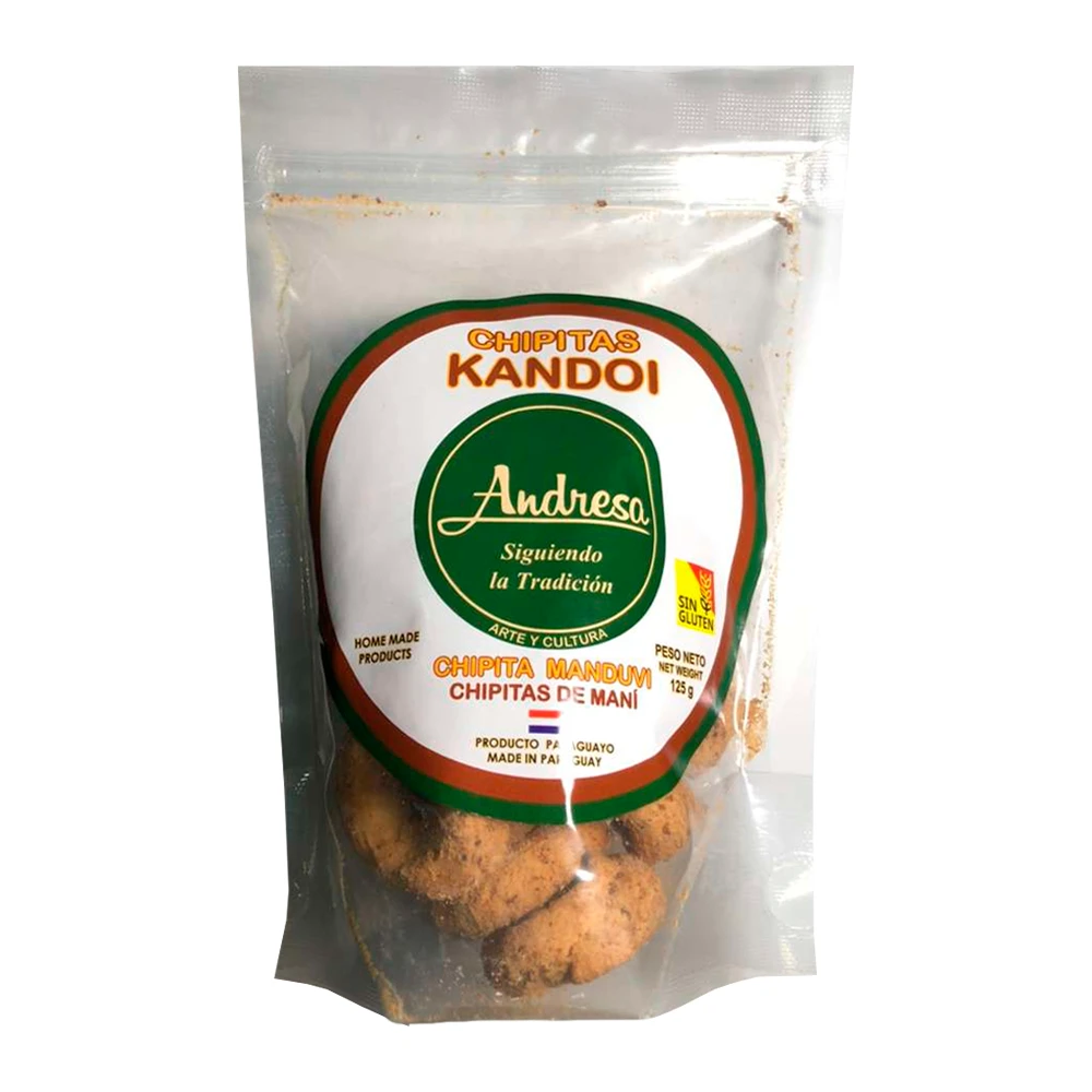 Chipa Andresa De Amendoim Sem Glúten Pacote 125G