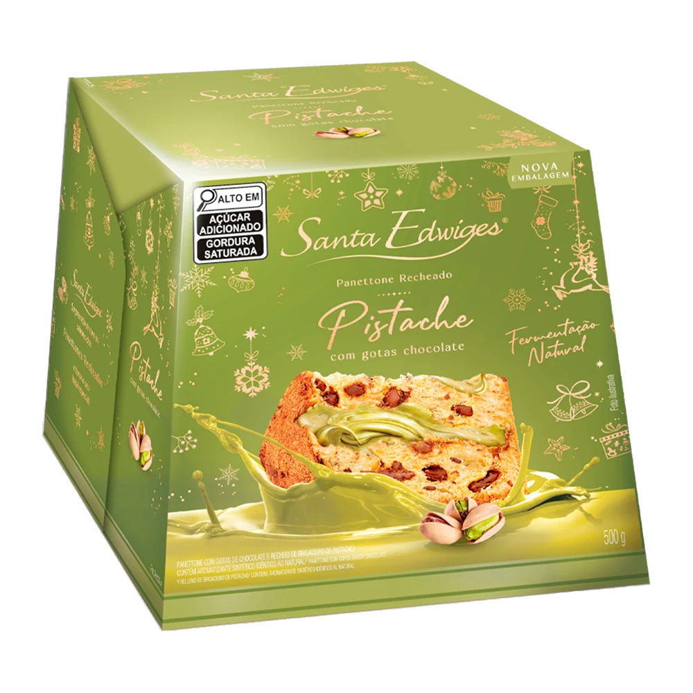 Chocottone Santa Edwiges Pistache Caixa 500G