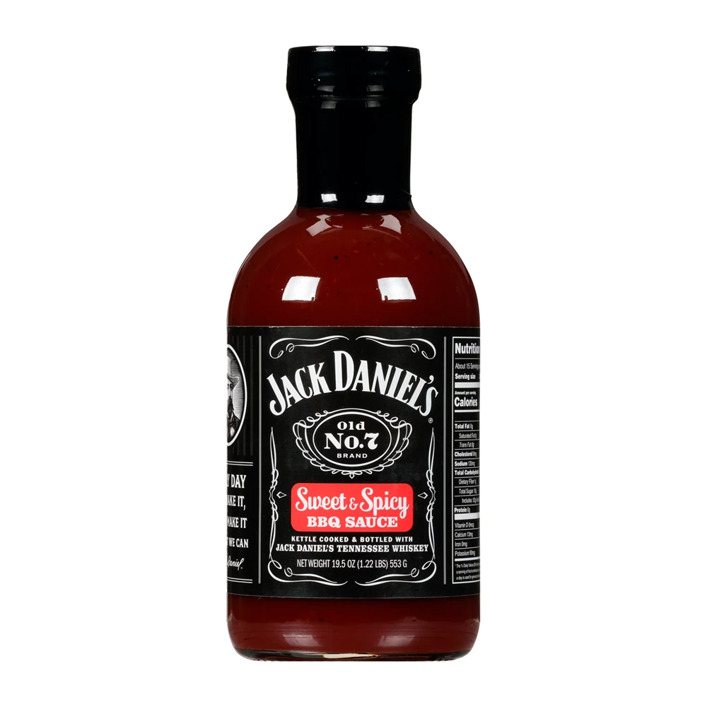Molho Jack Daniels Barbecue Sweet Spicy Garrafa 553G