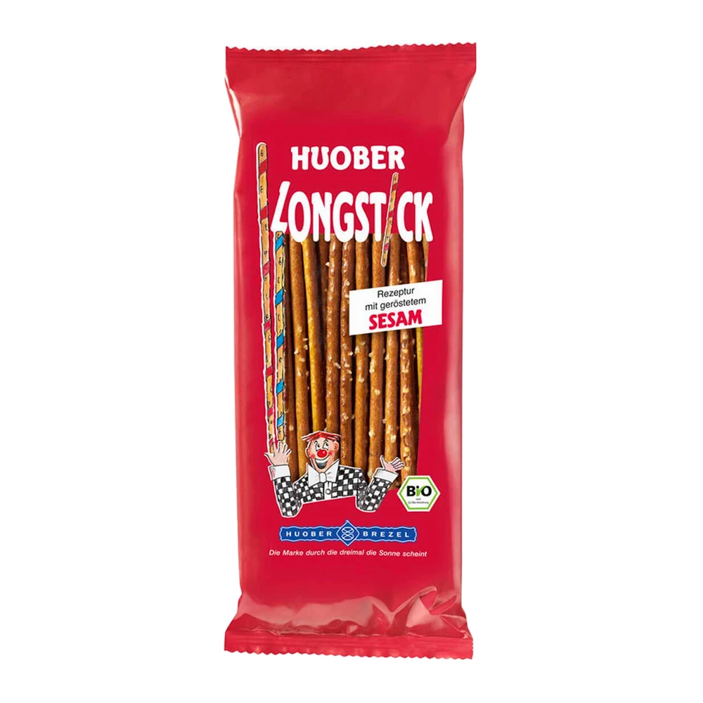 Salgadinho Pretzel Huober Longstick Sésamo Pacote 150g