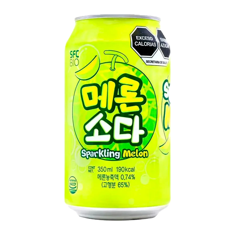 Refrigerante Sfc Bio Sparkling Melão Lata 350Ml