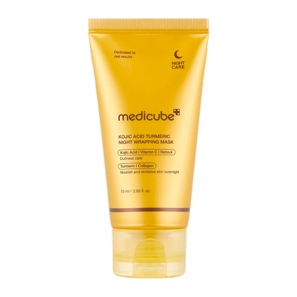 Máscara Facial Medicube Kojic Acid Turmeric Night Wrapping Mask 75Ml