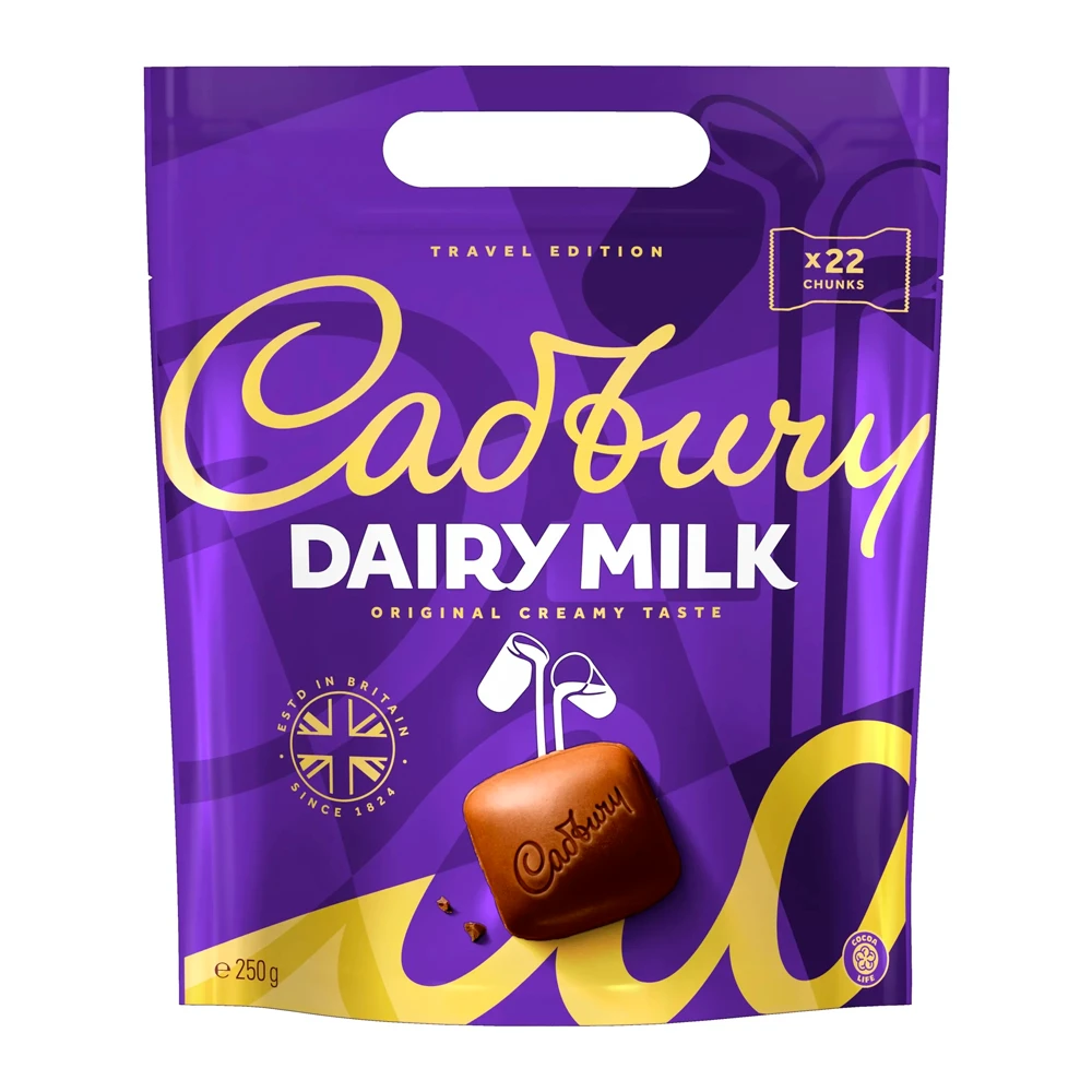 Chocolate Cadbury Ao Leite Clasico Pacote 250G