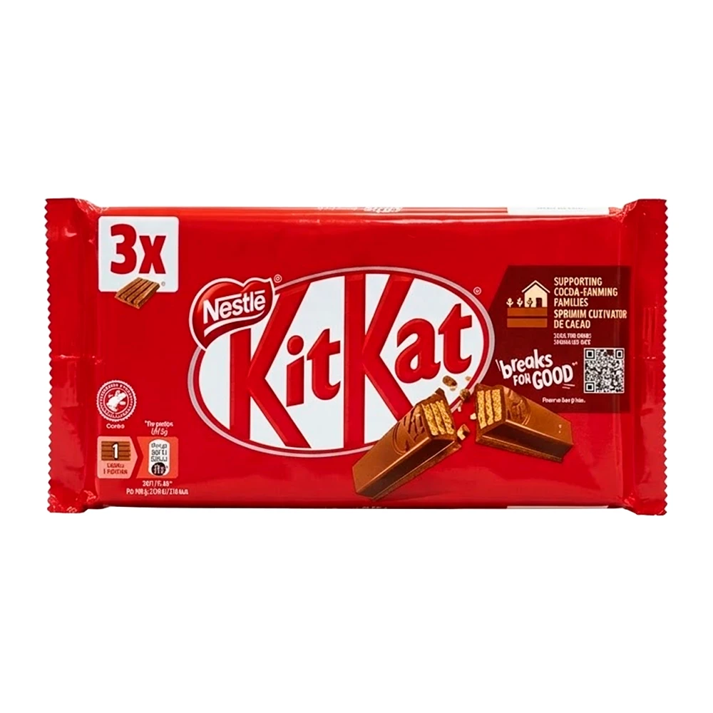 Chocolate Kit Kat Ao Leite 3x41.5G