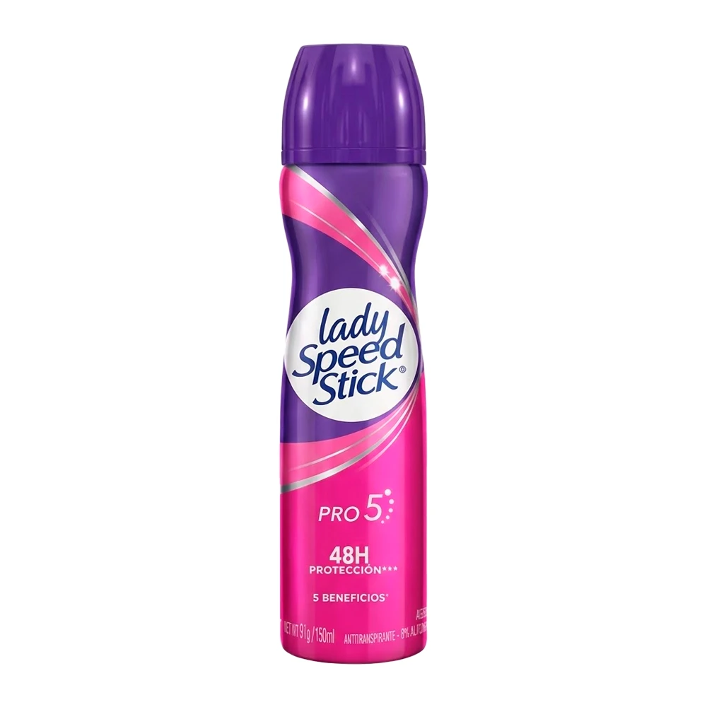 Desodorante Lady Speed Stick Pro 5 Em 1 Aerossol 150Ml