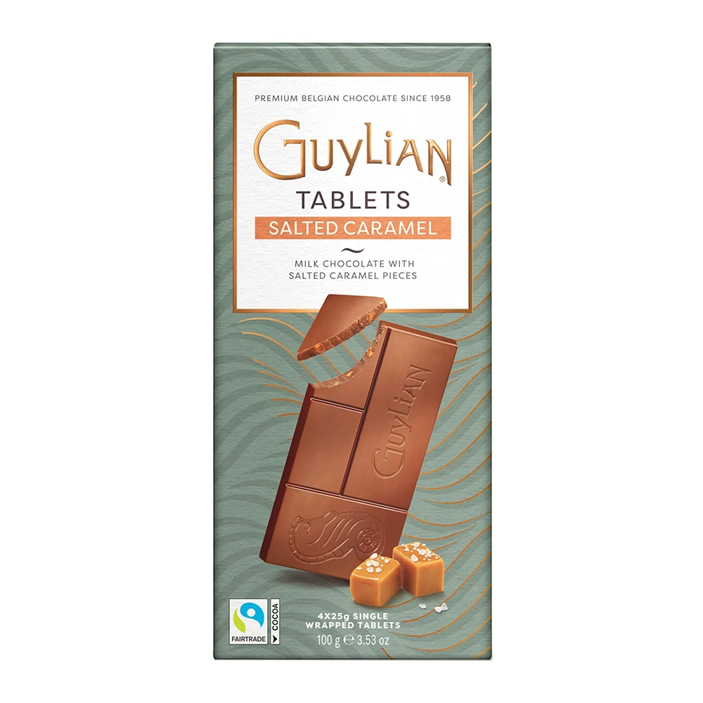 Barra de Chocolate Guylian Caramelo Salgado 100G