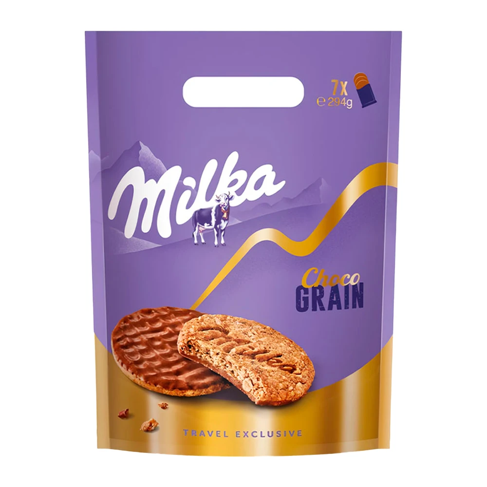 Biscoito Milka Choco Grains Pacote 294G