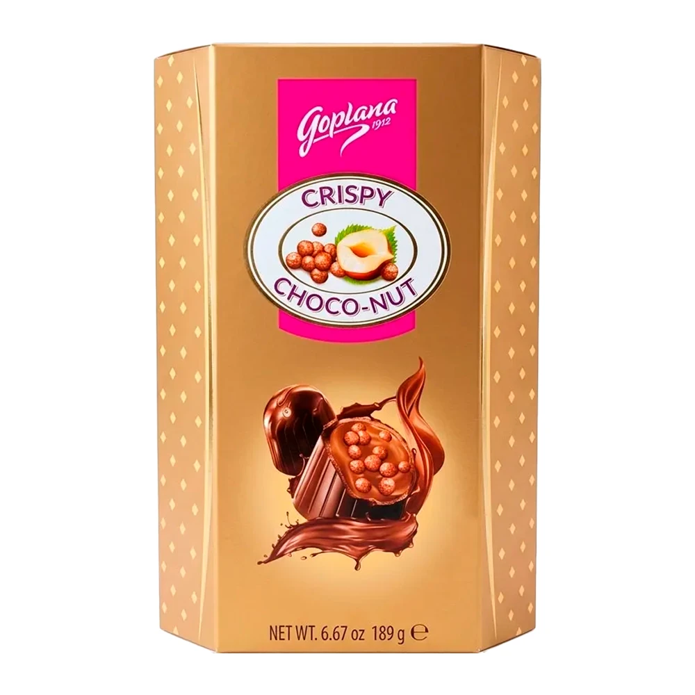 Bombom Goplana Crispy Choco-Nut 189G